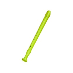 Flauta hohner 9508 color verde funda verde y transparente