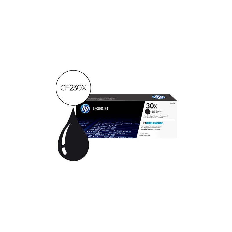 Toner hp cf230x laserjet pro m203/ m227 negro 3500 paginas