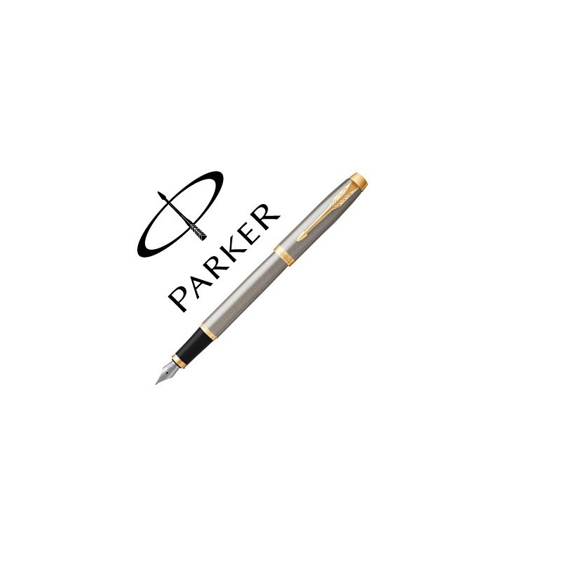 Pluma parker im metal cepillado gt Pluma parker im metal cepillado gt