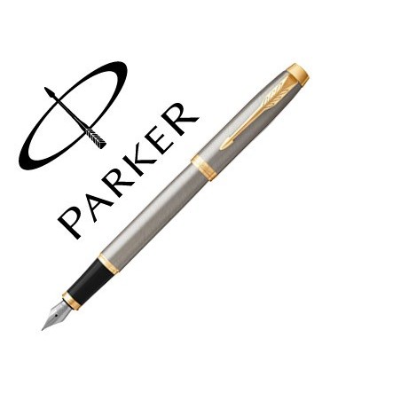 Pluma parker im metal cepillado gt