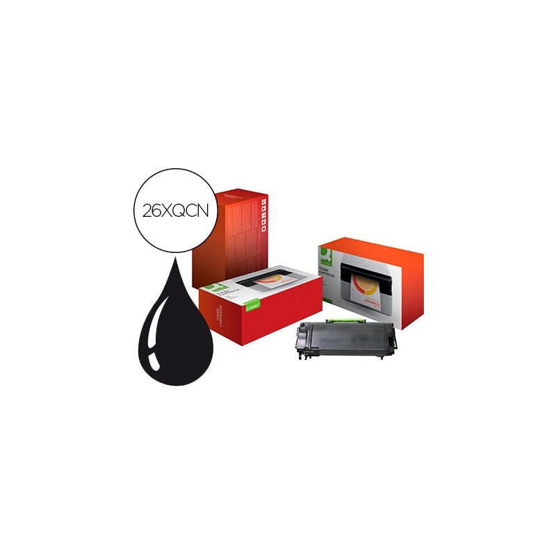 Toner compatible q-connect hp cf226x laserjet m402 negro alta capacidad
