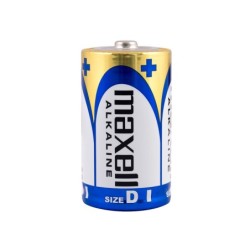 Pila maxell alcalina 1.5v tipo d lr20 blister de 2 unidades