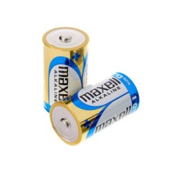 Pila maxell alcalina 1.5v tipo d lr20 blister de 2 unidades