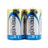 Pila maxell alcalina 1.5v tipo d lr20 blister de 2 unidades