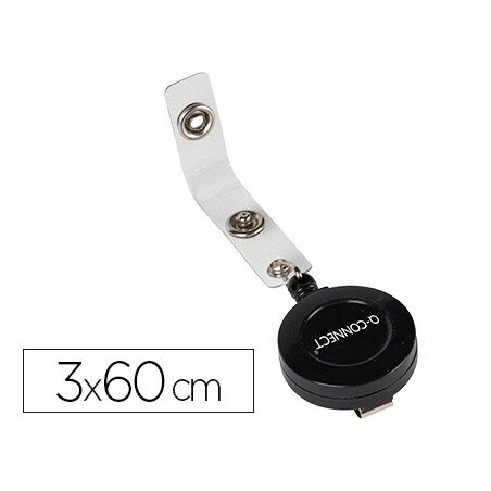 Cordon extensible para identificador q-connect kf14147 3x60 cm