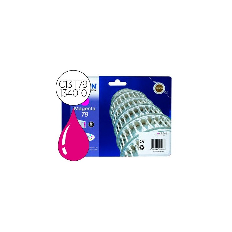 Ink-jet epson t913 workforce pro wf-4630 / 4640 / 5110 / 5190 / 5620 / 5690 magenta