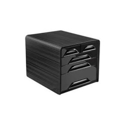 Fichero cajones de sobremesa cep 5 cajones mixtos negro/negro 360x288x270 mm
