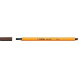 Rotulador stabilo punta de fib ra point 88 sombra punta fina 0,4mm