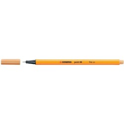Rotulador stabilo punta de fib ra point 88 ocre punta fina 0,4mm