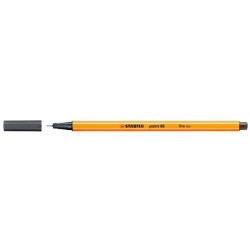 Rotulador stabilo punta de fib ra point 88 gris azulado intenso punta fina 0,4mm