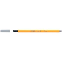 Rotulador stabilo punta de fib ra point 88 gris azulado claro punta fina 0,4mm