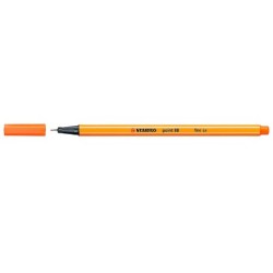 Rotulador stabilo punta de fib ra point 88 carne oscuro punta fina 0,4mm