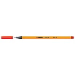 Rotulador stabilo punta de fib ra point 88 bermellon punta fina 0,4mm