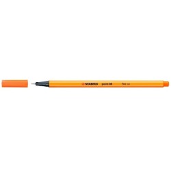 Rotulador stabilo punta de fib ra point 88 bermellon palido punta fina 0,4mm