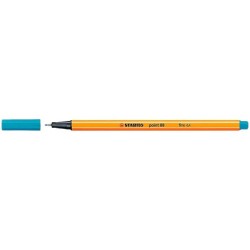 Rotulador stabilo punta de fib ra point 88 azul cobalto punta fina 0,4mm