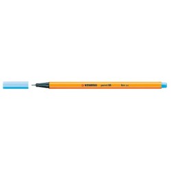 Rotulador stabilo punta de fib ra point 88 azul claro punta fina 0,4mm