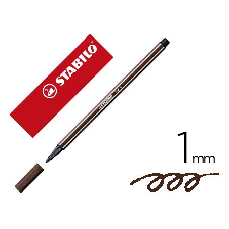 Rotulador stabilo acuarelable pen 68 sombra punta gruesa 1mm