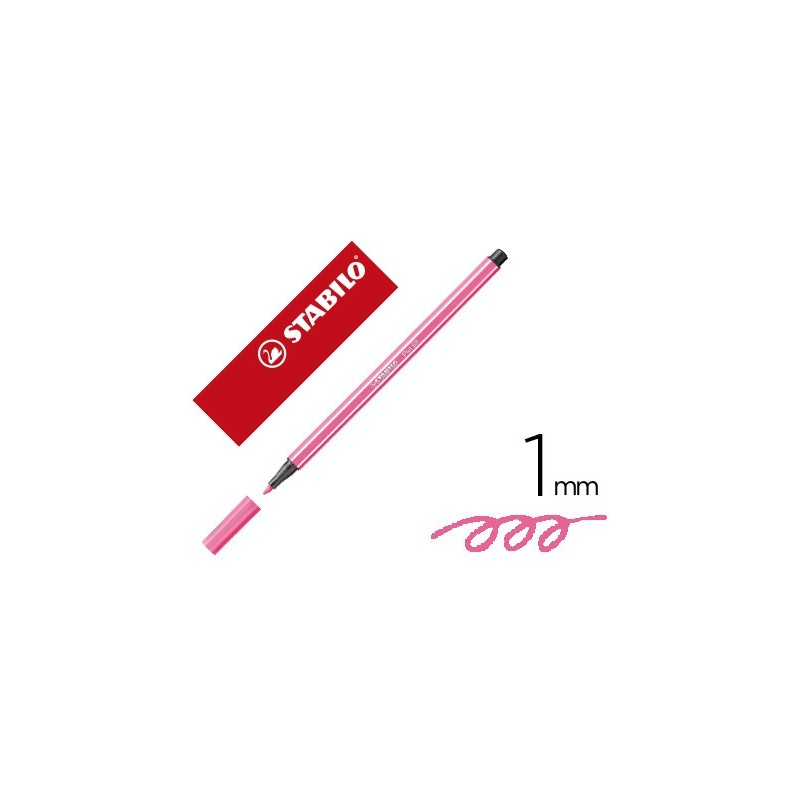 Rotulador stabilo acuarelable pen 68 heliotropo punta gruesa 1mm