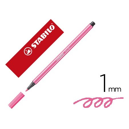 Rotulador stabilo acuarelable pen 68 heliotropo punta gruesa 1mm