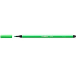 Rotulador stabilo acuarelable pen 68 esmeralda claro punta gruesa 1mm