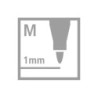 Rotulador stabilo acuarelable pen 68 bermellon punta gruesa 1mm