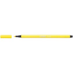 Rotulador stabilo acuarelable pen 68 amarillo limon punta gruesa 1mm