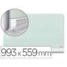 Pizarra blanca nobo diamond cristal magnetica esquinas redondas 993x559 mm