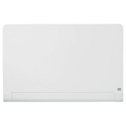 Pizarra blanca nobo diamond cristal magnetica esquinas redondas 993x559 mm