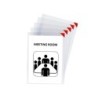 Funda de presentacion tarifold kang easy clic adhesiva removible din a5 esquina magnetica pack 5 uds