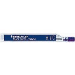 Minas staedtler mars micro grafito 0,7 mm h tubo con 12 unidades