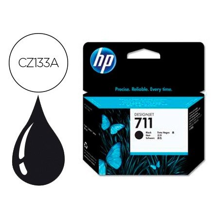 Ink-jet hp n. 711 designjet t120 / t520 negro 80 ml