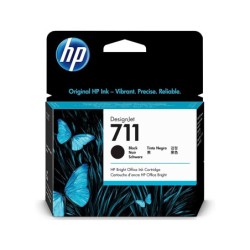 Ink-jet hp n. 711 designjet t120 / t520 negro 80 ml