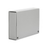 Carpeta proyectos pardo folio lomo 120 mm carton forrado gris con broche