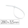 Brida 3m para interior blanca 280x3,5 mm bolsa de 100 unidades