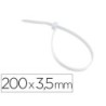 Brida 3m para interior blanca 200x3,5 mm bolsa de 100 unidades