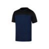 Camiseta de algodon deltaplus color azul/negro talla l