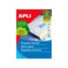 Etiqueta adhesiva apli 1270 tamaño 70x25 mm -fotocopiadora -laser -ink-jet-caja con 100 hojas din a4