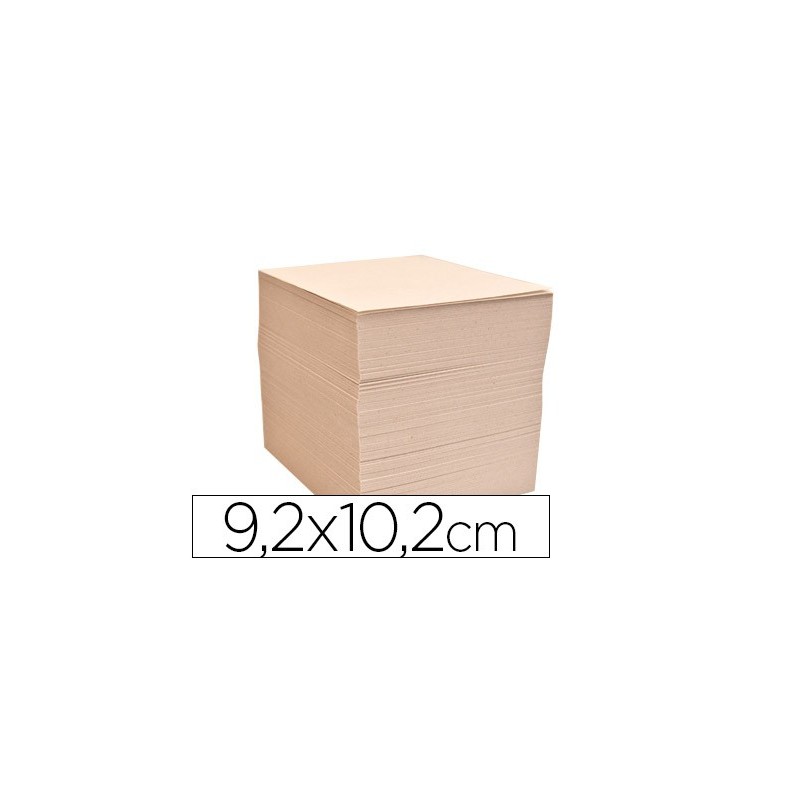 Taco papel liderpapel sin encolar 92x102 mm reciclado 70 gr