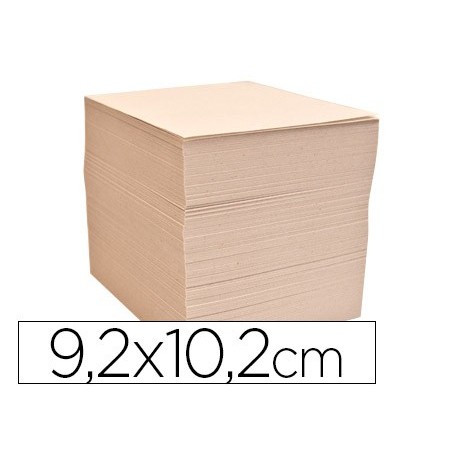 Taco papel liderpapel sin encolar 92x102 mm reciclado 70 gr
