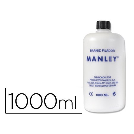 Barniz fijativo manley acabado brillante bote de 1000 ml