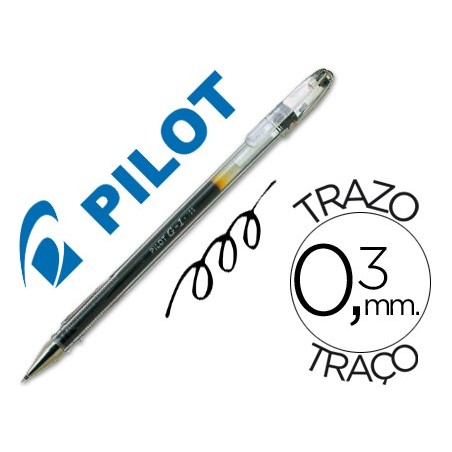 Boligrafo pilot g-1 negro tinta gel