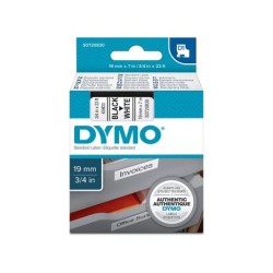 Cinta dymo negro-blanco 19mm x 7mt d1