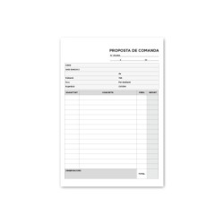 Talonario liderpapel pedidos cuarto original y copia t222 texto en catalan