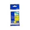 Cinta brother tze651 amarillo/negro 24mm longitud de 8mts
