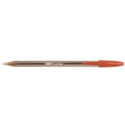 Boligrafo bic cristal original tinta roja unidad