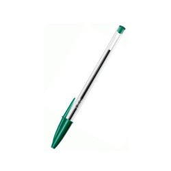 Boligrafo bic cristal original tinta verde unidad