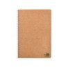 Cuaderno espiral liderpapel din a4 ecouse tapa cartulina kraft 80h papel reciclado 80 gr cuadro 4 mm con margen