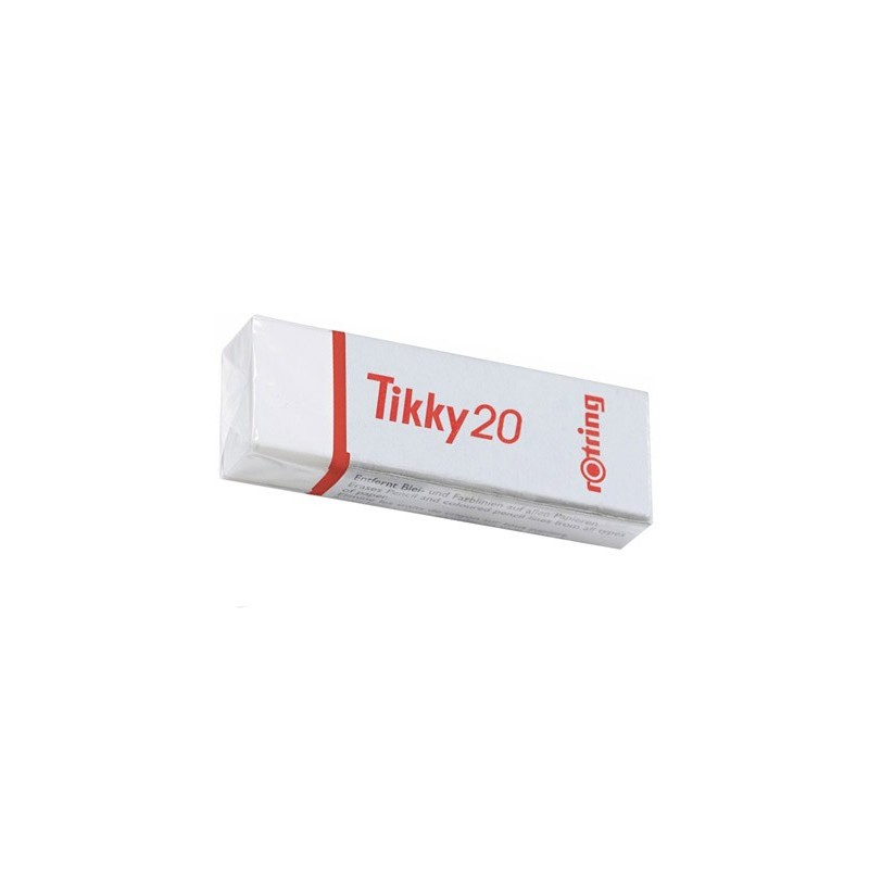 Goma rotring tikky 20 blanca