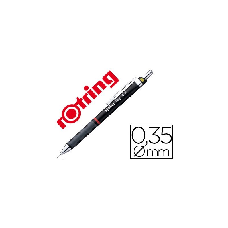 Portaminas rotring tikky 0,35 mm negro Portaminas rotring tikky 0,35 mm negro
