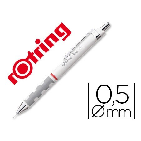 Portaminas rotring tikky 0,5 mm blanco